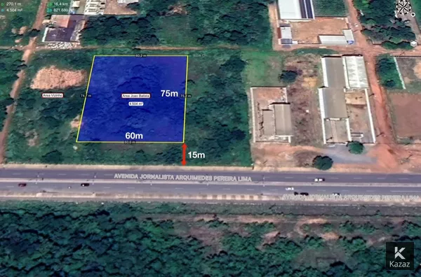 Venda Terreno Comercial com 4500m2 na Estrada do Moinho, Cuiabá - MT 