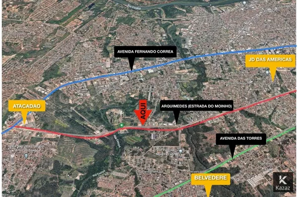 Venda Terreno Comercial com 4500m2 na Estrada do Moinho, Cuiabá - MT 