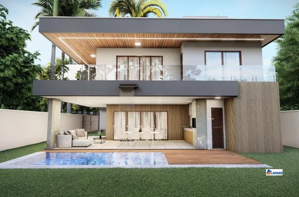 CASA PLANA , 4 QUARTOS , CIDADE ALPHA , EUSÉBIO