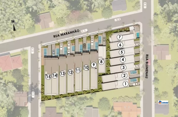 CASA PLANA , 3 QUARTOS , BLUMENAL , EUSÉBIO