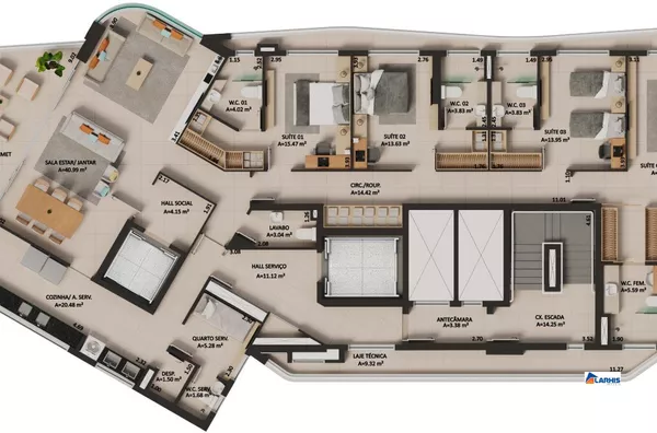 APARTAMENTO , 4 QUARTOS , MEIRELES , FORTALEZA