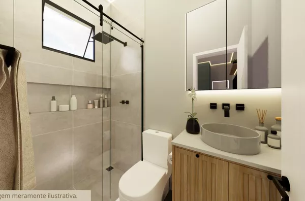 CASA PARA VENDA COM 2 QUARTOS, SENDO 1 SUITE, NO ALVORADA PINHEIRAL - Foto 2