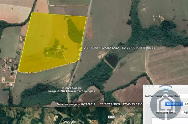 Área para investimento 