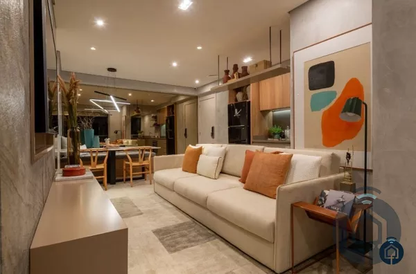 Apartamento com projeto contemporâneo e vista livre