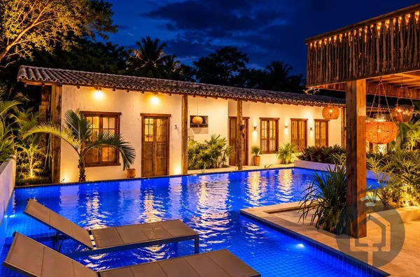 Casa em condomínio para temporada, 4 quarto(s), Praia Do Espelho, Porto Seguro - Foto 1