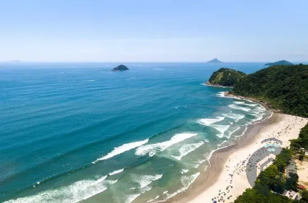 Praia - Foto aérea