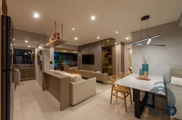Apartamento com projeto contemporâneo e vista livre