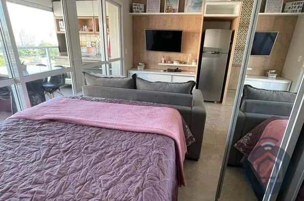 Studio mobiliado no Brooklin