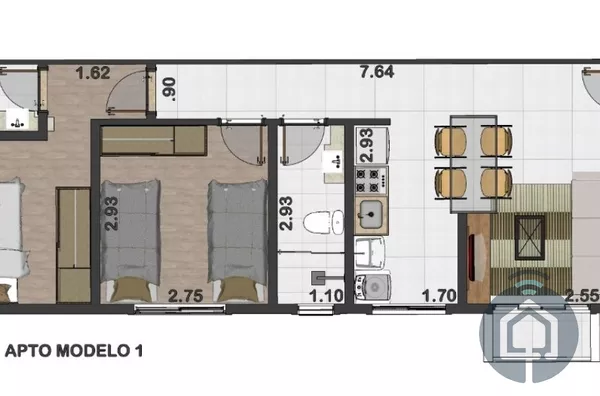 Lançamento - Apartamentos com suíte próximo ao centro  