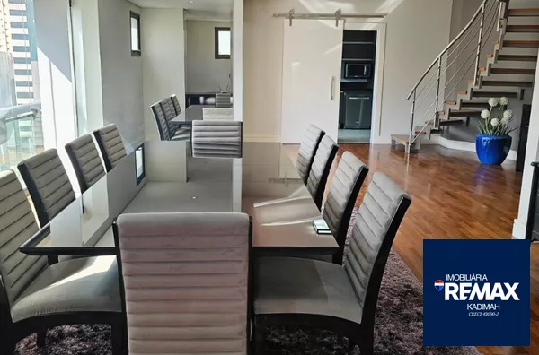 Apartamento alto padrão Duplex, mobiliado, em ponto nobre nos Jardins!