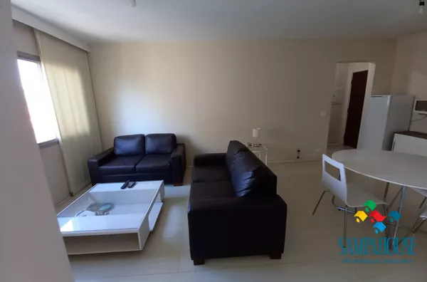 Apartamento mobiliado com dois dormitórios com duas suites , uma vaga , totalmente mobiliado! - Foto 2