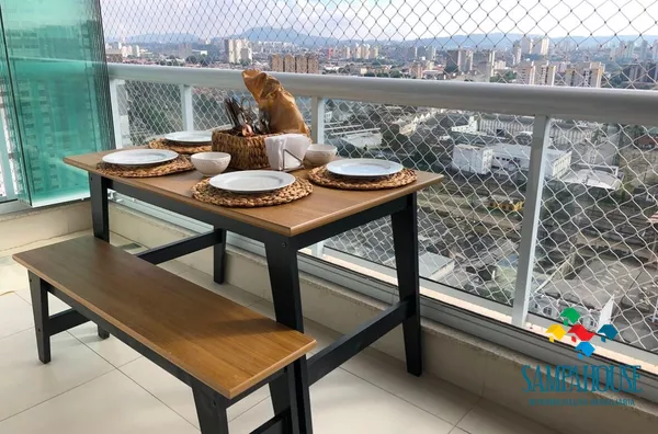 mesa na sacada