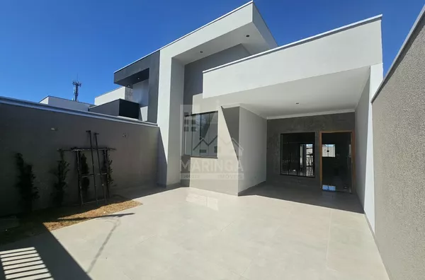 Casa NOVA a venda, 3 quartos (sendo 1 suíte), Jardim Diamante, Maringá PR
