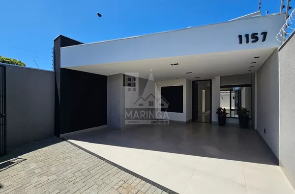 Casa NOVA para venda, 3 quartos sendo 1 suíte, Jardim Ipanema, Maringá PR