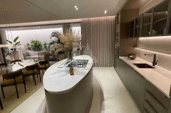 cozinha do apartamento decorado