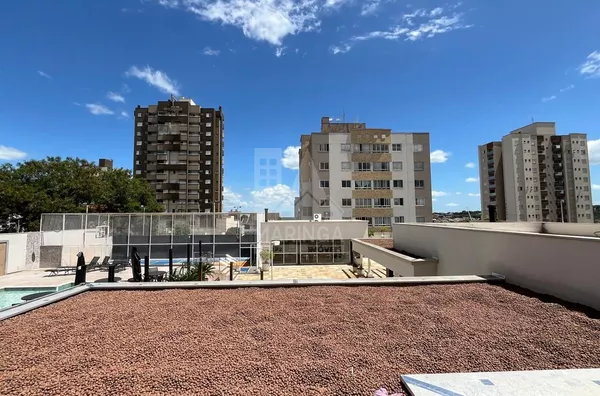 vista sacada Apartamento MOBILIADO a venda, 3 quartos (1 suíte) Vila Cleópatra, Maringá PR - Edifício Solar do Bosque