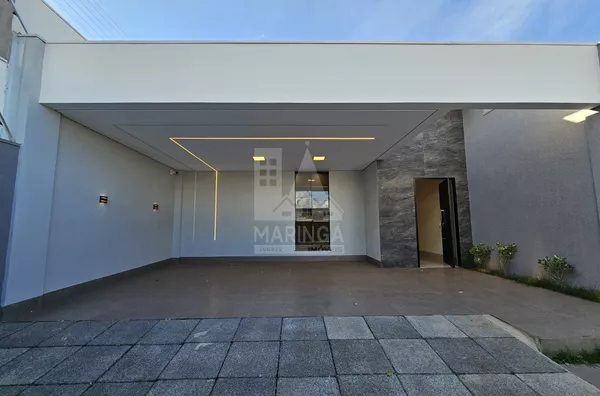 Casa NOVA com PISCINA para venda, 3 quartos sendo 1 suíte, Jardim Espanha, Maringá PR