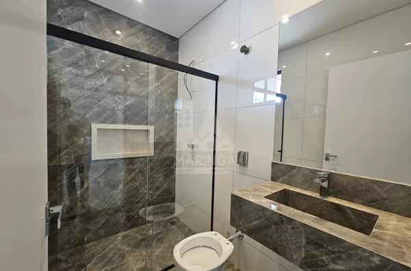 banheiro suite da MINHA CASA MINHA VIDA - 3 quartos (1 suíte) Ecovalley