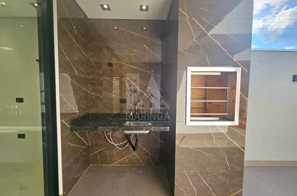 AREA GOURMET 2 - Casa NOVA a venda, 3 quartos (1 suíte), Ecovalley Ecologic City, Sarandi PR