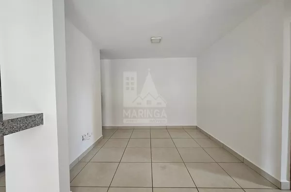 Apartamento a venda com cozinha planejada sacada, 2 quartos, 1 vaga, Zona 07, Maringá PR - Residencial Rouget Village