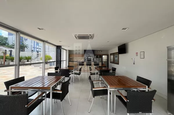 salão de festas 2 Apartamento MOBILIADO a venda, 3 quartos (1 suíte) Vila Cleópatra, Maringá PR - Edifício Solar do Bosque