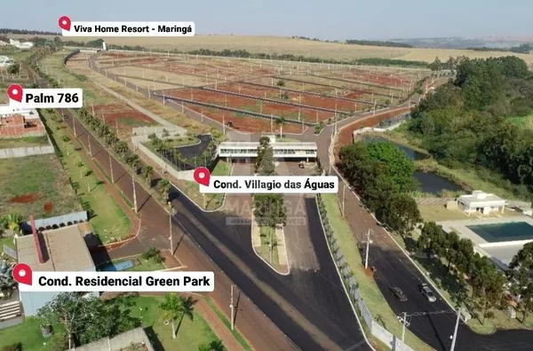 Terreno venda condomínio fechado, Villagio das Águas, Maringá, Marialva