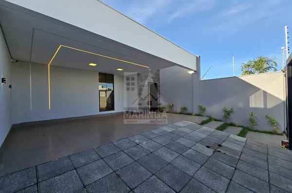 Casa NOVA com PISCINA para venda, 3 quartos sendo 1 suíte, Jardim Espanha, Maringá PR