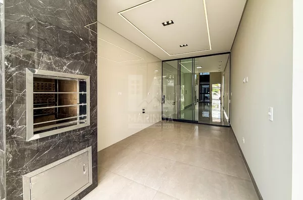 Espaço gourmet da casa com 3 quartos (1 suíte) no Jardim Alvorada em Maringá