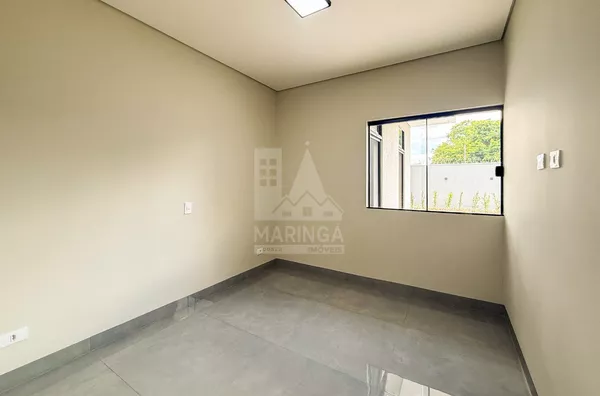 Quarto 2 da casa com 3 quartos (1 suíte) no Jardim Alvorada em Maringá