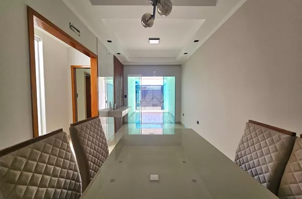 Interna da casa semi mobiliada 3 quartos (1 suíte) Jd. Dias II