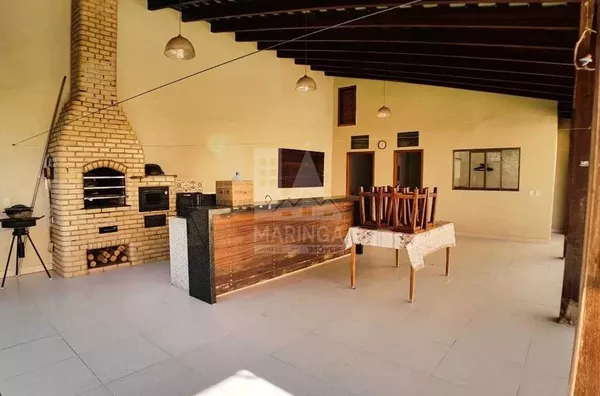 Cantinho da galera do churrasco