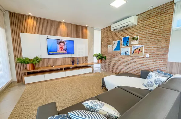 Casa mobiliada a venda no Porto Rico Resort, com 3 suítes,  piscina, churrasqueira, jardinagem, garagem para lancha