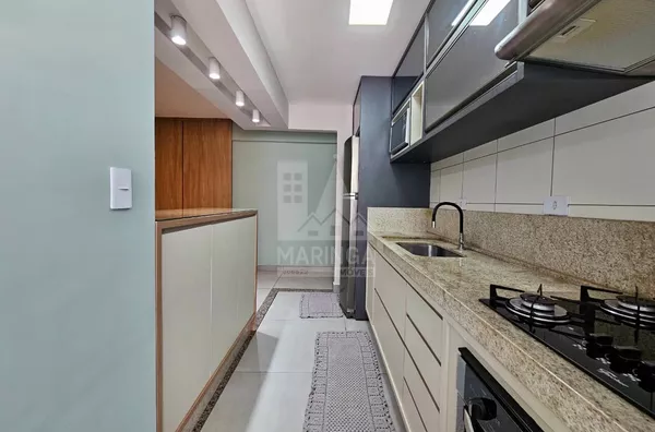 Apartamento MOBILIADO & DECORADO a venda, 2 quartos, Jardim Alvorada, Maringá PR