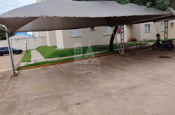 Apartamento térreo para venda, com vista privativa, 2 quartos, Residencial Niágara, Marialva