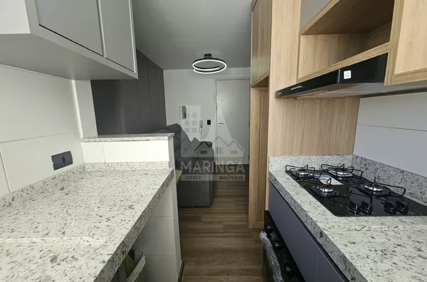 Kitnet MOBILIADA no residencial Versitá Zona 07 - próx. a UEM, Maringá PR - Foto 14