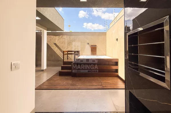 Área de lazer da casa à venda no Jardim Alvorada com 3 quartos (1 suíte) - Maringá Imóveis