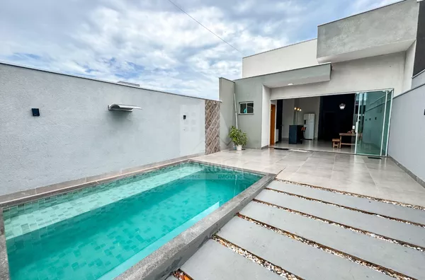 Casa nova e mobiliada a venda em Porto Rico com piscina, suíte, cozinha gourmet, churrasqueira , Jd Bela Vista