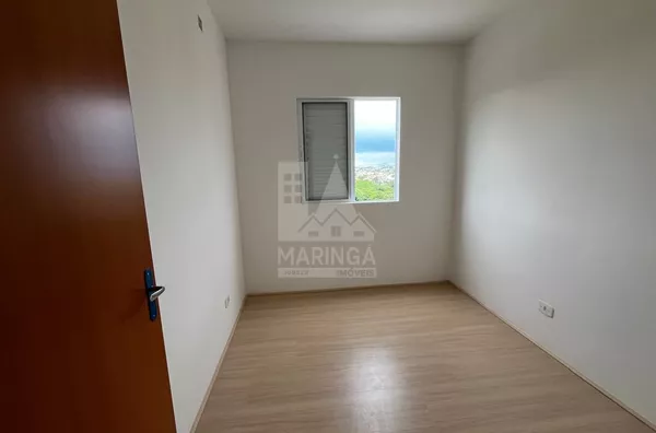 Quarto real do apartamento no residencial Bellus em Maringá