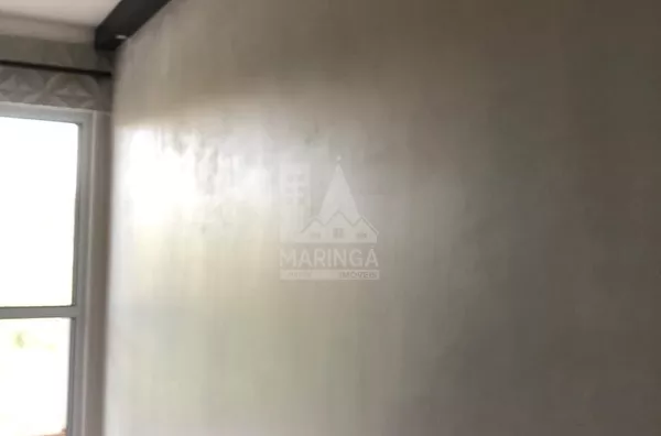 Interna do apartamento semi mobiliado de 2 quartos em Mandaguaçu