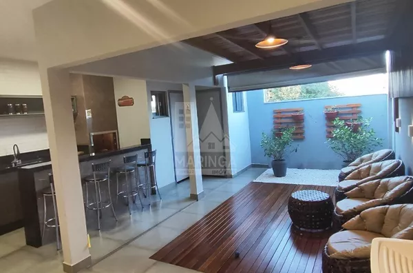 Excelente Casa à Venda com 3 Quartos, Mobiliada, Área Gourmet e Segurança Completa, Jardim Planalto, Marialva