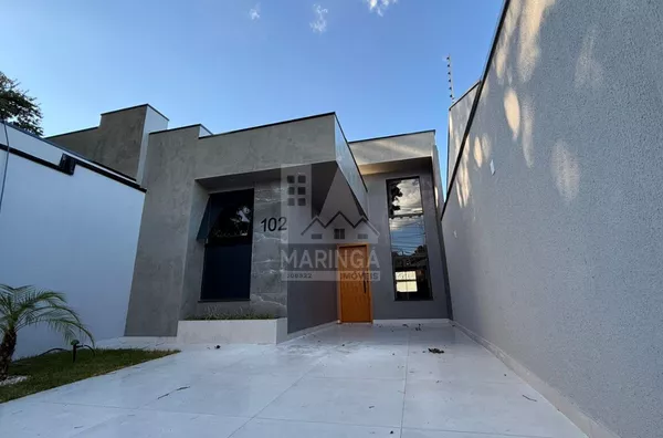 MINHA CASA MINHA VIDA - Casa NOVA a venda, 3 quartos (1 suíte), Jardim Paris I, Maringá PR