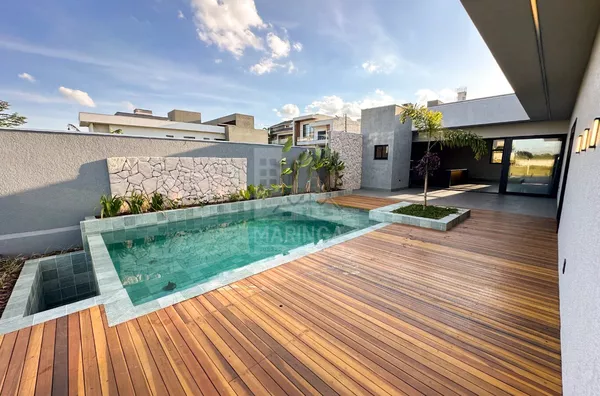 Casa a venda condomínio Guaçu Ecopark com 3 suítes e piscina