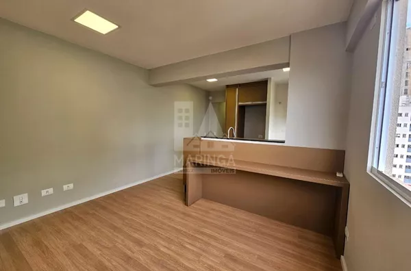 Apartamento SEMI MOBILIADO  vista para CATEDRAL a venda, 2 quartos sendo 1 suíte,  Zona 01, Maringá PR