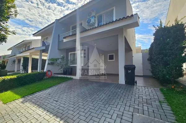 Sobrado MOBILIADO com PISCINA no Condomínio HANNOVER a venda, 3 quartos (1 suíte com closet), Jardim Tropical, Maringá PR