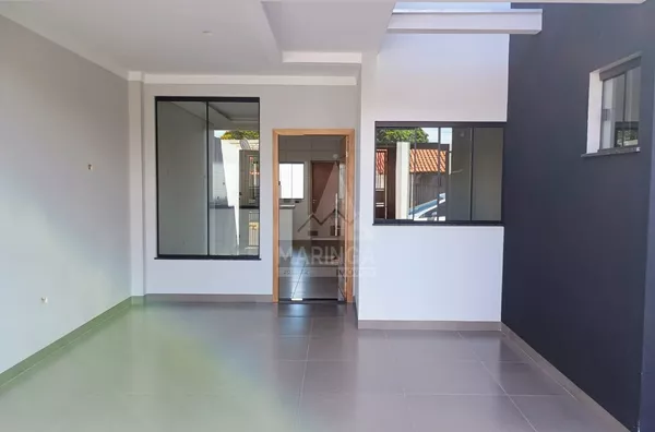 Casa nova para venda, 3 quartos sendo 1 suíte, área gourmet com churrasqueira, Novo Alvorada, Maringá