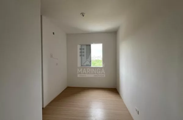 Quarto real do apartamento no residencial Bellus em Maringá