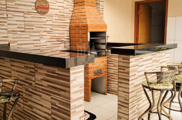 Área gourmet 2 casa 3 quartos no Jd. Nova Independência em Sarandi