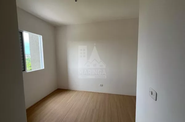 Quarto real do apartamento no residencial Bellus em Maringá
