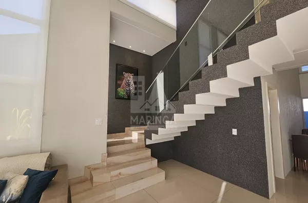 Sobrado MOBILIADO & DECORADO a venda, 3 suítes (sendo 1 Máster) Parque Pioneiros, Sarandi PR - Condomínio OURO VERDE
