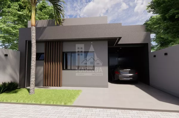 Casa em FASE DE OBRAS para venda com 3 quartos sendo 1 suíte, piscina, Jardim Espanha, Maringá PR